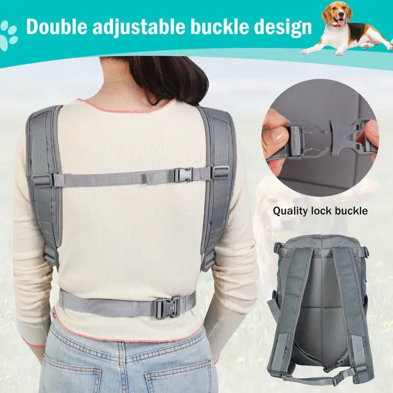 Hands - Free Dog Carrier Backpack: Perfect for Traveling with Your Cat or Dog - Pawtique