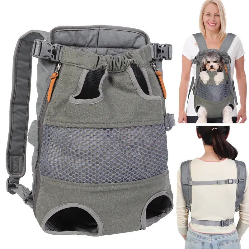 Hands - Free Dog Carrier Backpack: Perfect for Traveling with Your Cat or Dog - Pawtique
