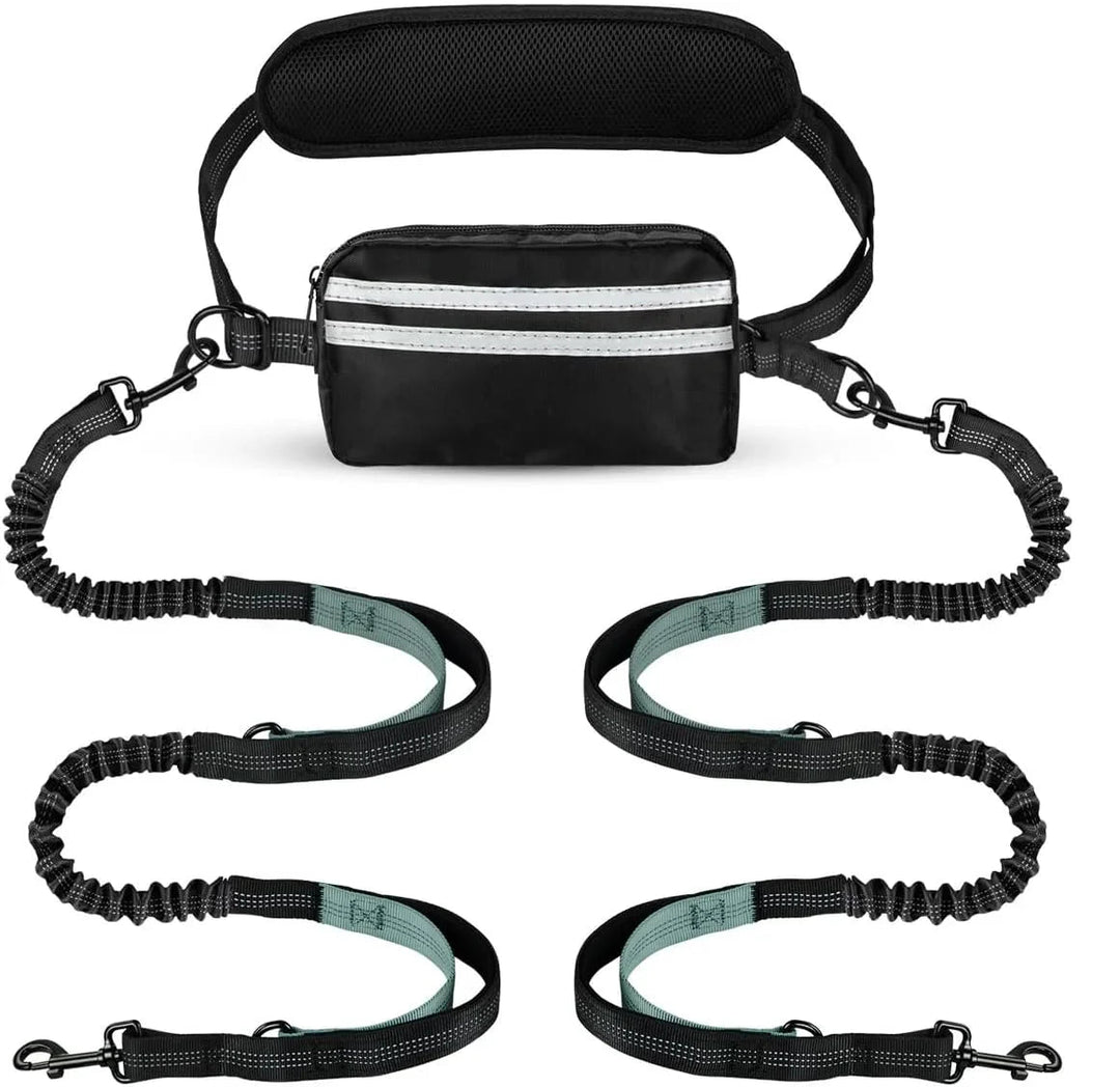 Hands - free Dog Leash with Storage Pouch - Pawtique