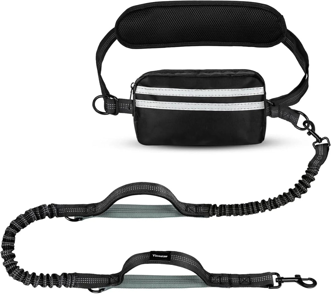 Hands - free Dog Leash with Storage Pouch - Pawtique