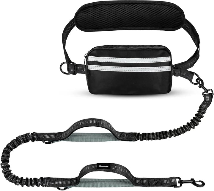 Hands - free Dog Leash with Storage Pouch - Pawtique