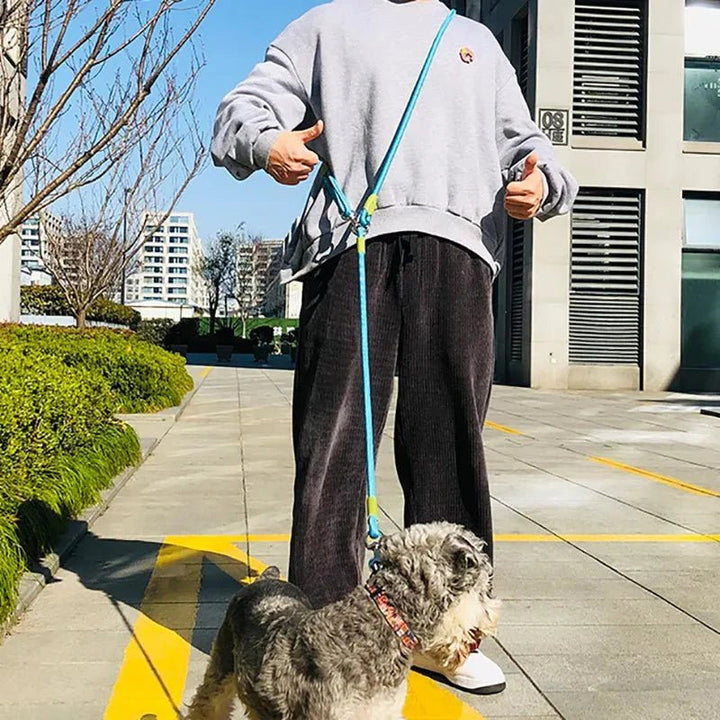 Hands Free Leash with Chain - Pawtique