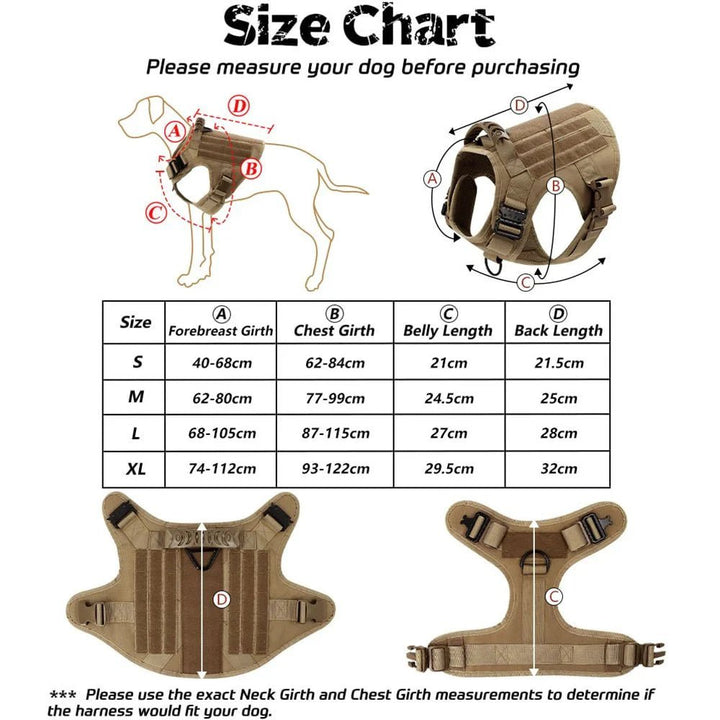 K9 Harness – Tactical Dog Harness for Dogs - Pawtique