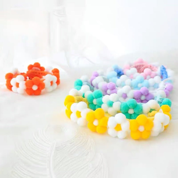 Knitted Flower Cat Dog Collar - Pawtique