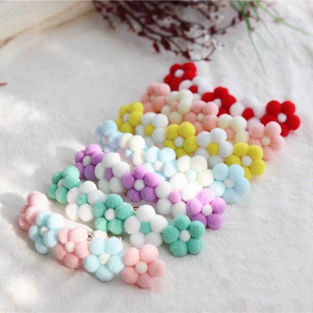 Knitted Flower Cat Dog Collar - Pawtique