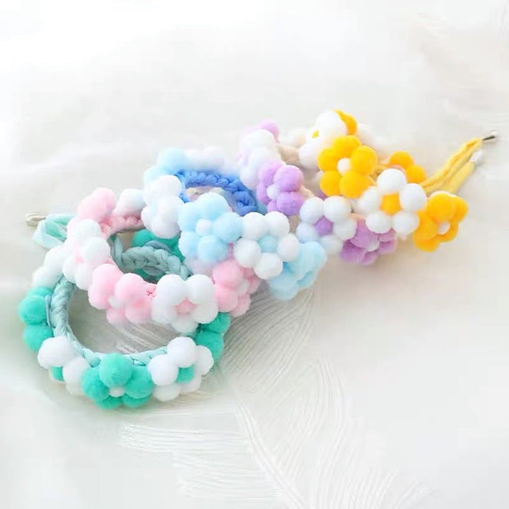 Knitted Flower Cat Dog Collar - Pawtique