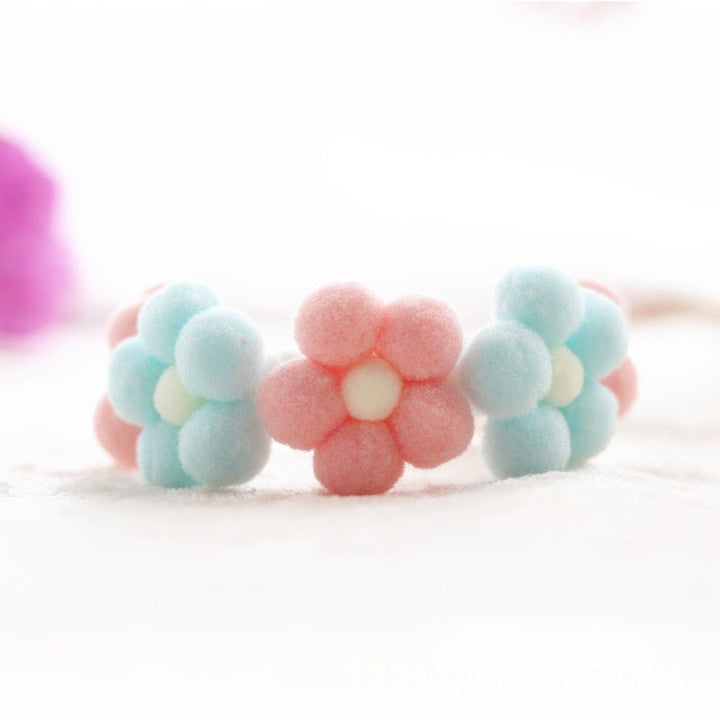 Knitted Flower Cat Dog Collar - Pawtique
