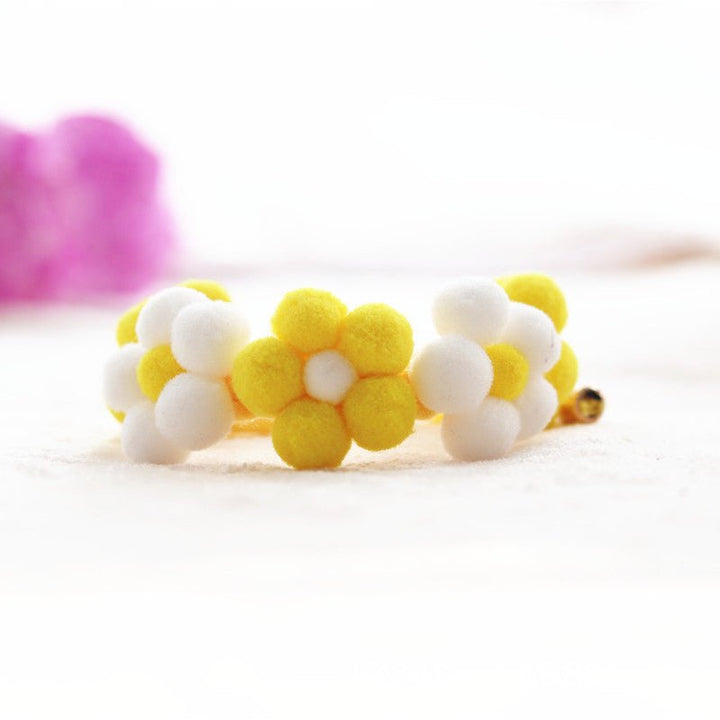 Knitted Flower Cat Dog Collar - Pawtique