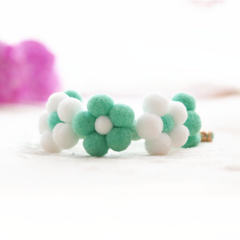 Knitted Flower Cat Dog Collar - Pawtique