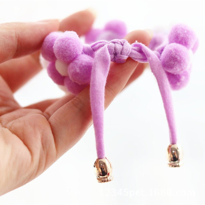 Knitted Flower Cat Dog Collar - Pawtique