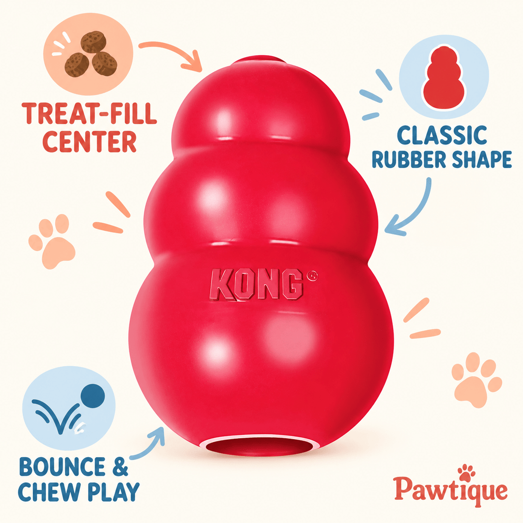 KONG Classic Treat-Fill Dog Toy - Pawtique