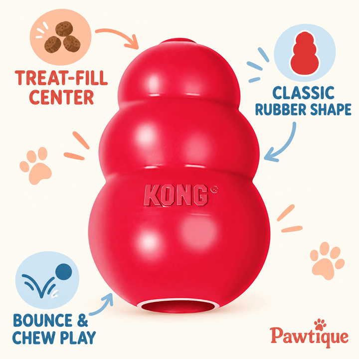 KONG Classic Treat-Fill Dog Toy - Pawtique