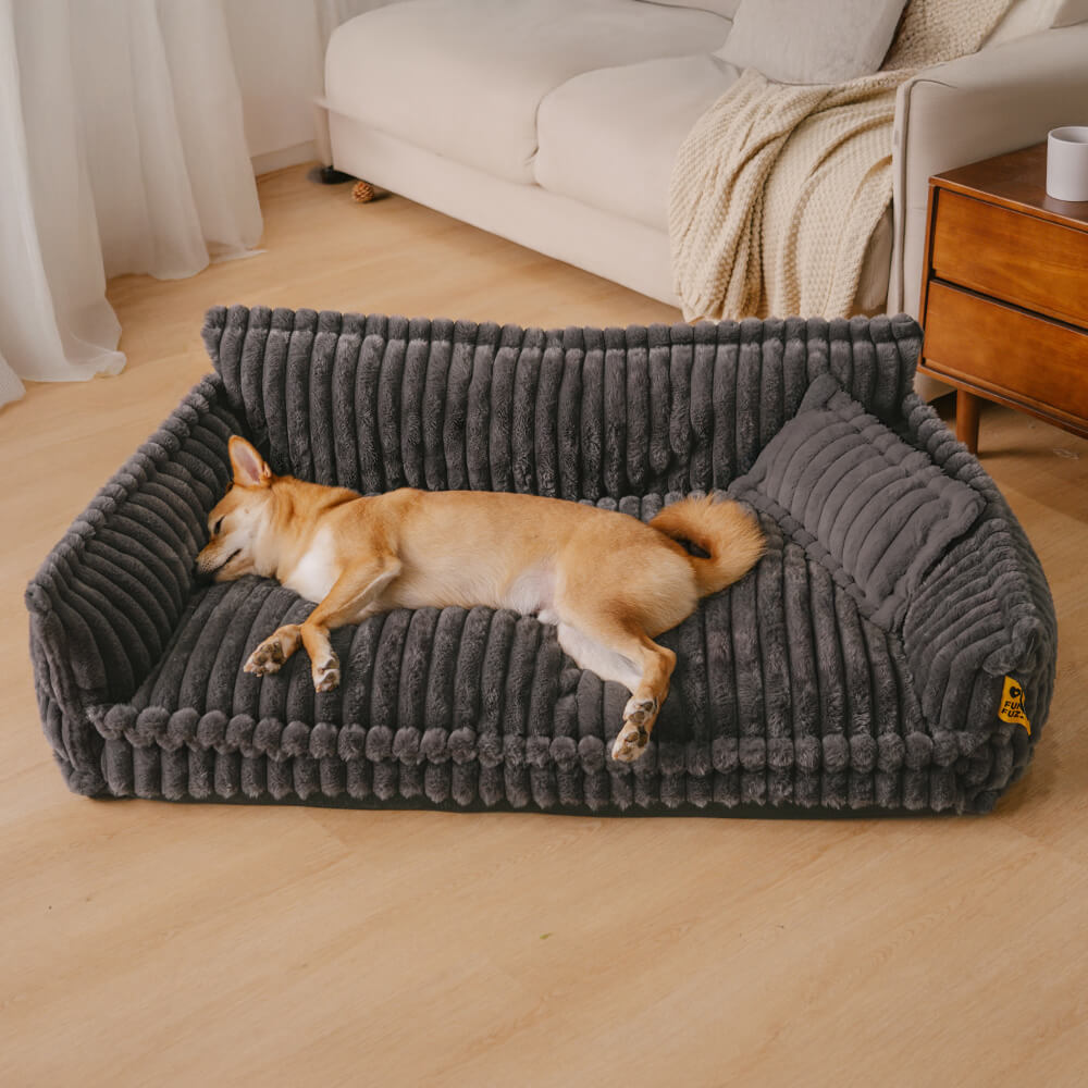 Large Washable Fluffy Orthopedic Soft Dog Pillow Dog Sofa Bed-Snoozy Dream - Pawtique