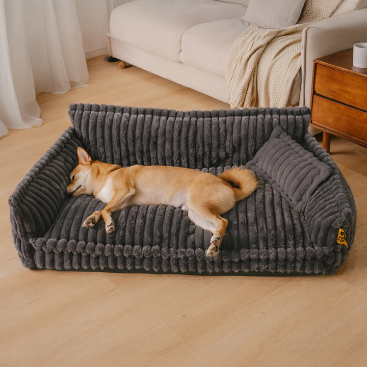 Large Washable Fluffy Orthopedic Soft Dog Pillow Dog Sofa Bed-Snoozy Dream - Pawtique