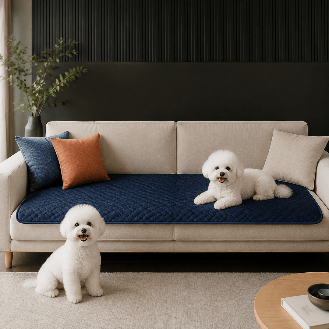 LeatherAir Water-Resistant Quilted Modular Sofa Protector - Pawtique