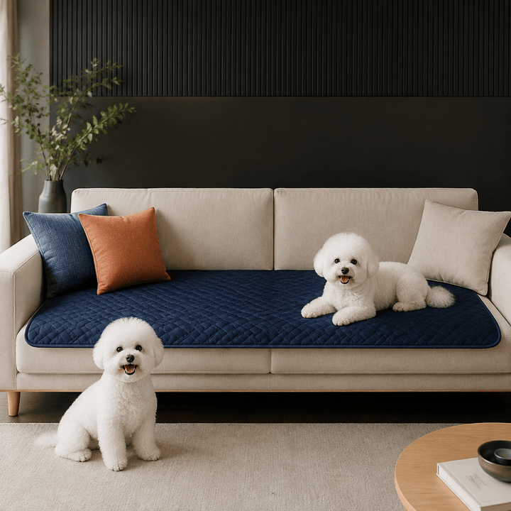 LeatherAir Water-Resistant Quilted Modular Sofa Protector - Pawtique