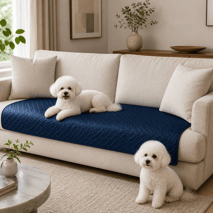 LeatherAir Water-Resistant Quilted Modular Sofa Protector - Pawtique
