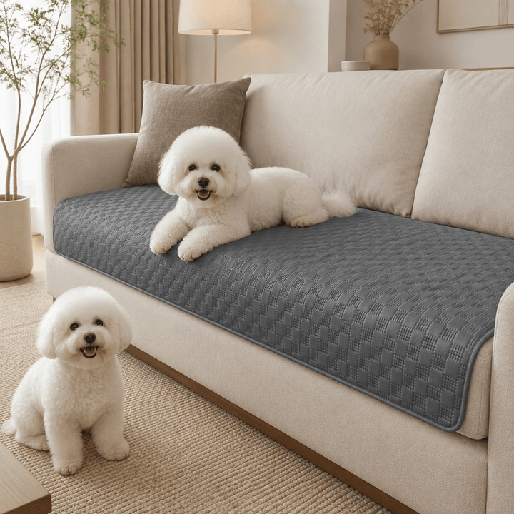 LeatherAir Water-Resistant Quilted Modular Sofa Protector - Pawtique