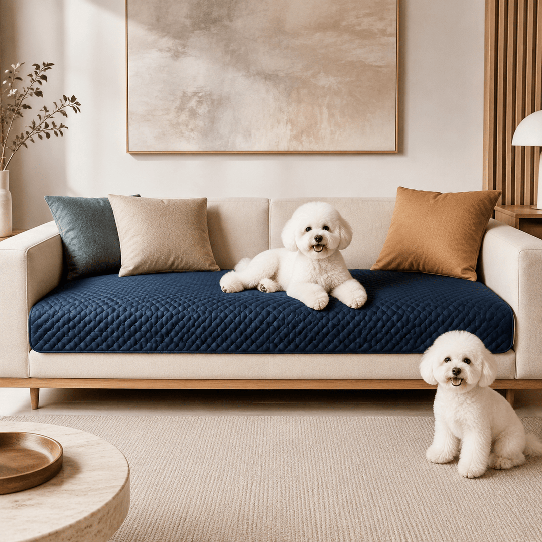 LeatherAir Water-Resistant Quilted Modular Sofa Protector - Pawtique