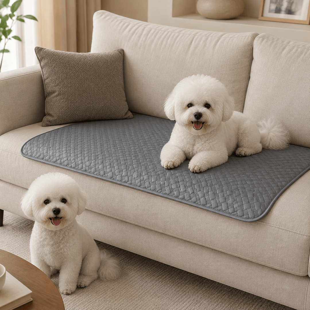 LeatherAir Water-Resistant Quilted Modular Sofa Protector - Pawtique