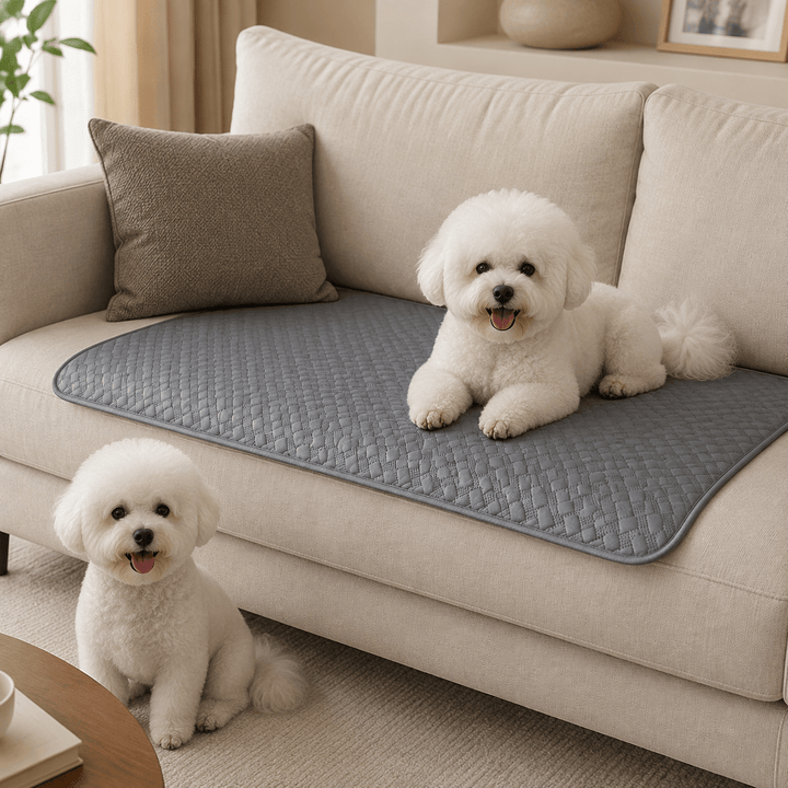 LeatherAir Water-Resistant Quilted Modular Sofa Protector - Pawtique