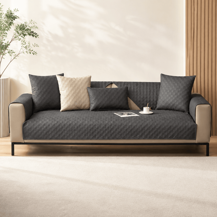 LeatherAir Water-Resistant Quilted Modular Sofa Protector - Pawtique