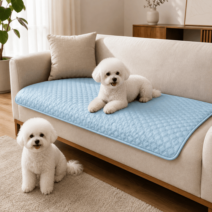 LeatherAir Water-Resistant Quilted Modular Sofa Protector - Pawtique
