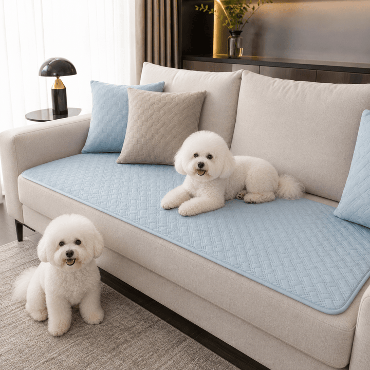 LeatherAir Water-Resistant Quilted Modular Sofa Protector - Pawtique