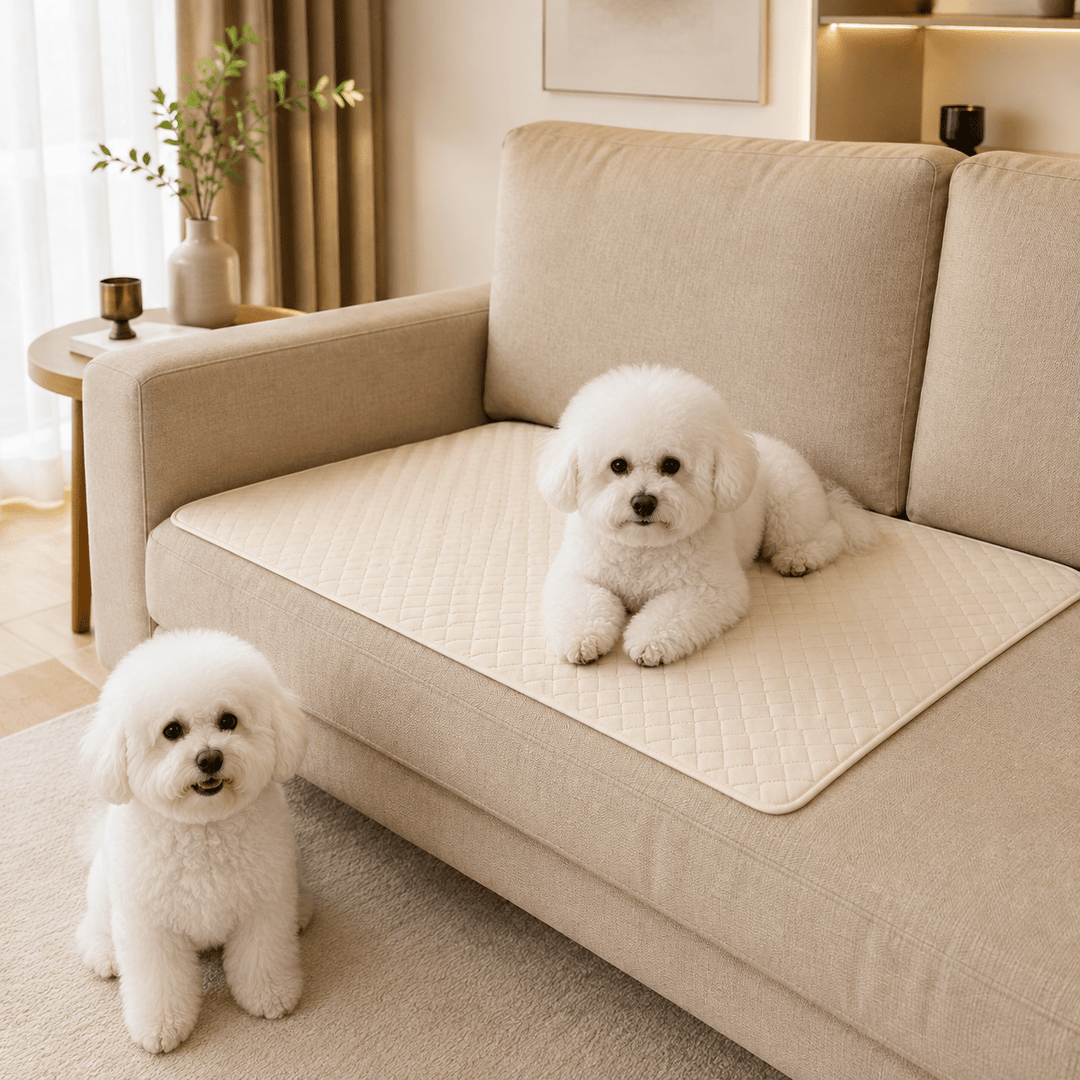 LeatherAir Water-Resistant Quilted Modular Sofa Protector - Pawtique