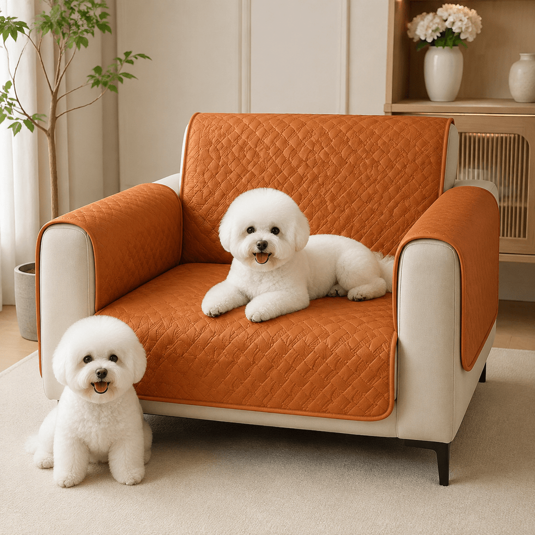 LeatherAir Water-Resistant Quilted Modular Sofa Protector - Pawtique