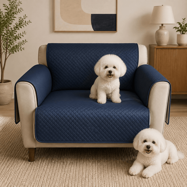 LeatherAir Water-Resistant Quilted Modular Sofa Protector - Pawtique