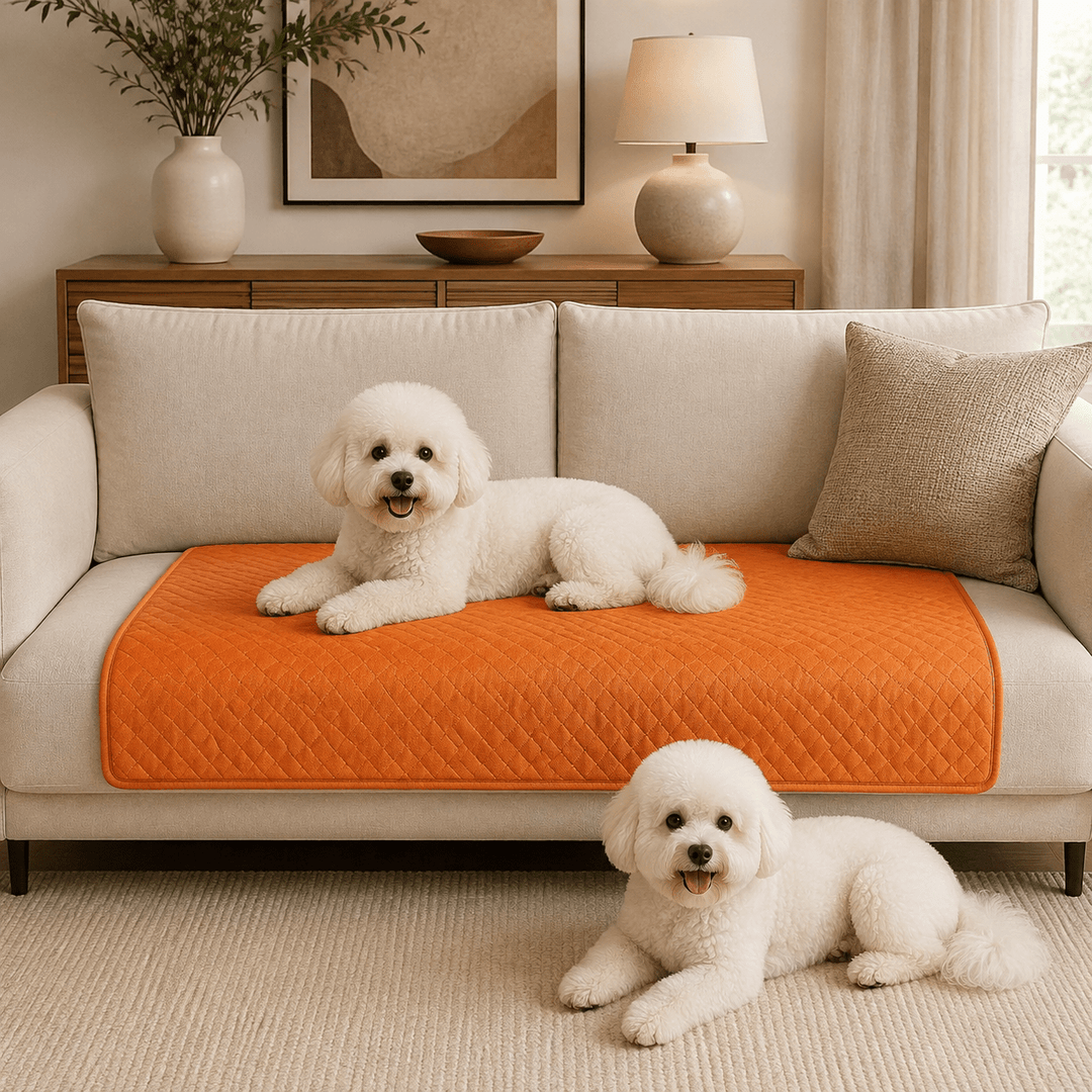 LeatherAir Water-Resistant Quilted Modular Sofa Protector - Pawtique