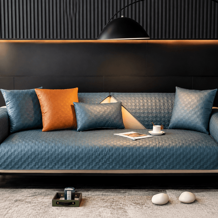 LeatherAir Water-Resistant Quilted Modular Sofa Protector - Pawtique