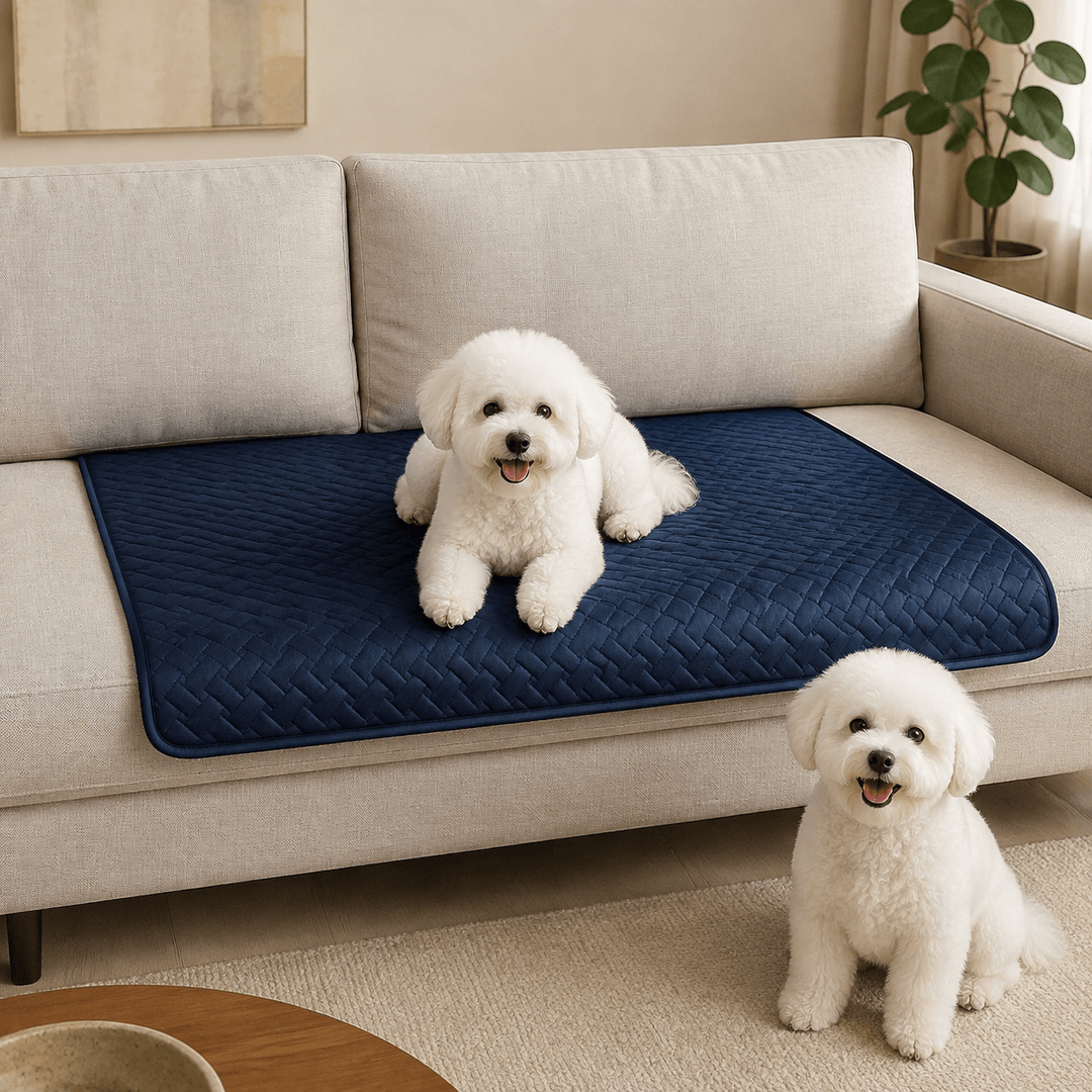 LeatherAir Water-Resistant Quilted Modular Sofa Protector - Pawtique