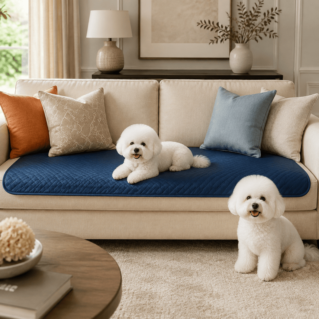 LeatherAir Water-Resistant Quilted Modular Sofa Protector - Pawtique