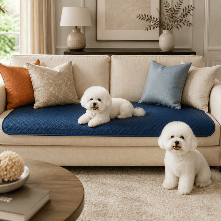 LeatherAir Water-Resistant Quilted Modular Sofa Protector - Pawtique