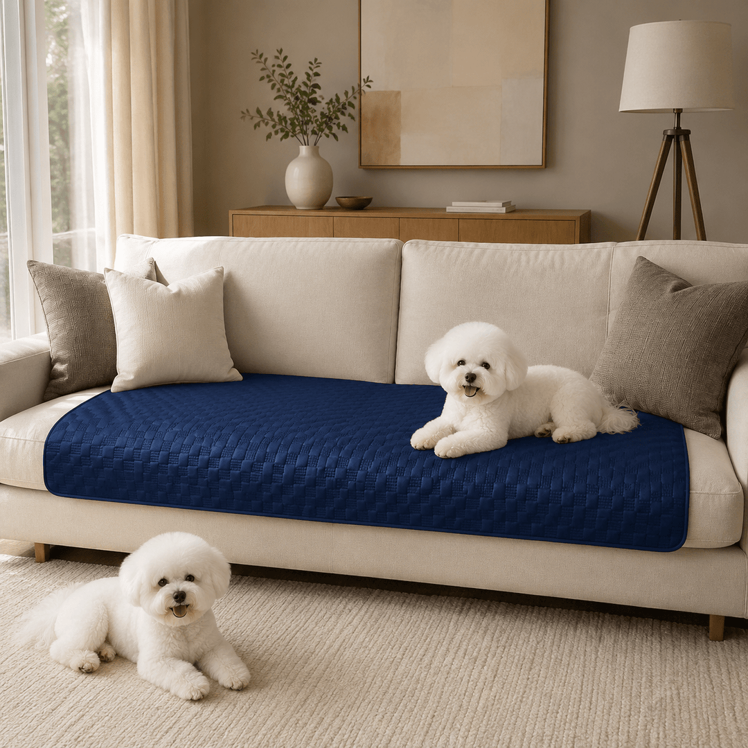 LeatherAir Water-Resistant Quilted Modular Sofa Protector - Pawtique
