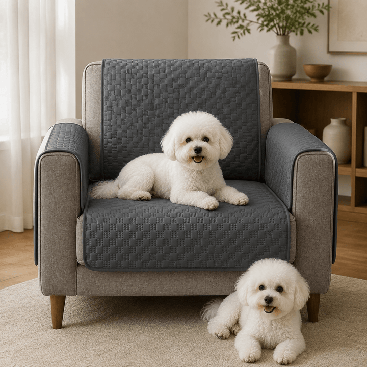 LeatherAir Water-Resistant Quilted Modular Sofa Protector - Pawtique
