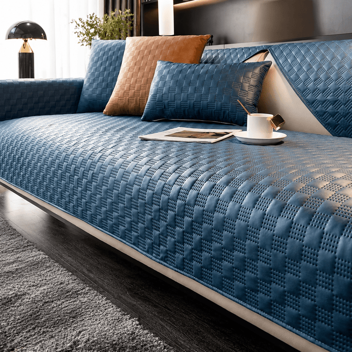 LeatherAir Water-Resistant Quilted Modular Sofa Protector - Pawtique
