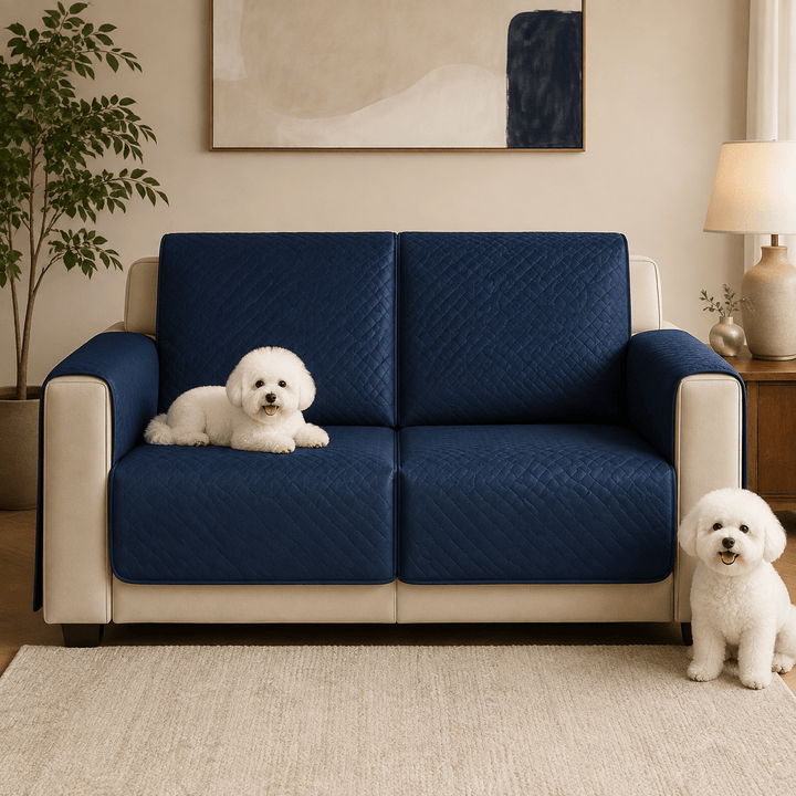 LeatherAir Water-Resistant Quilted Modular Sofa Protector - Pawtique