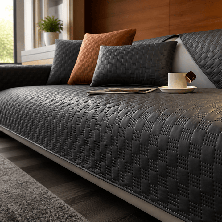 LeatherAir Water-Resistant Quilted Modular Sofa Protector - Pawtique