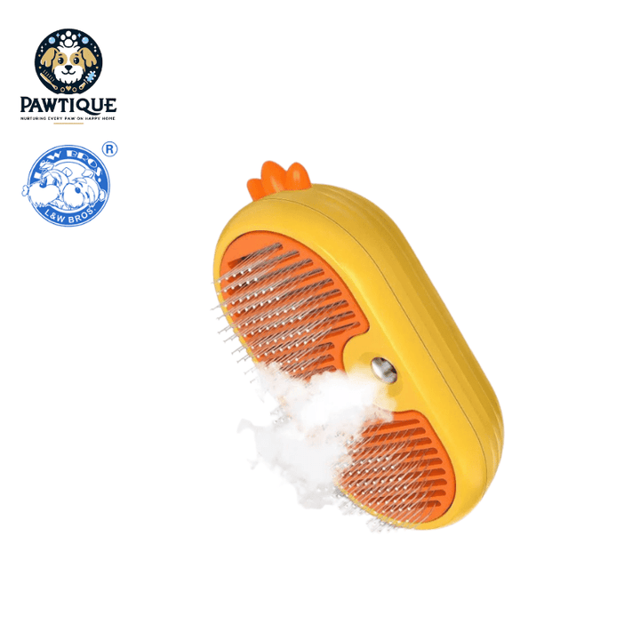 L&amp;W BROS 3 In 1 Rechargeable Massage Steam Comb - Pawtique