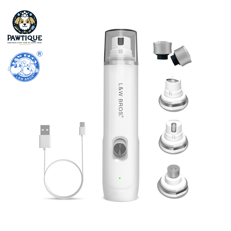 L&W BROS Rechargeable Nail Grinder Low - Noise - Pawtique