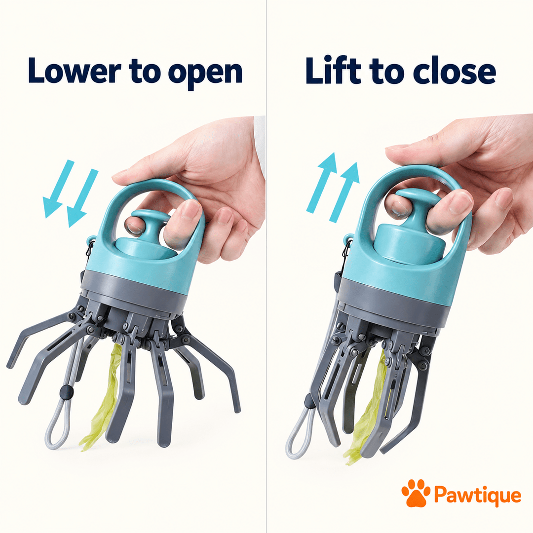 Magic Claw Six-Claw Pet Waste Scooper - Pawtique