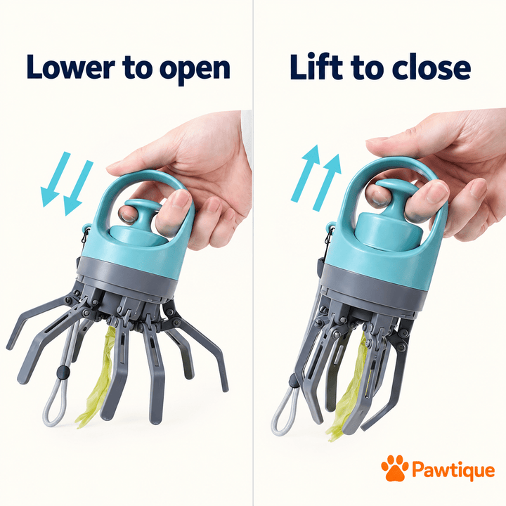 Magic Claw Six-Claw Pet Waste Scooper - Pawtique