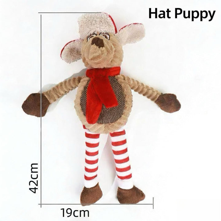 Merry Christmas Pet Chew Toy – 6 - Piece Dog Gift Set - Pawtique