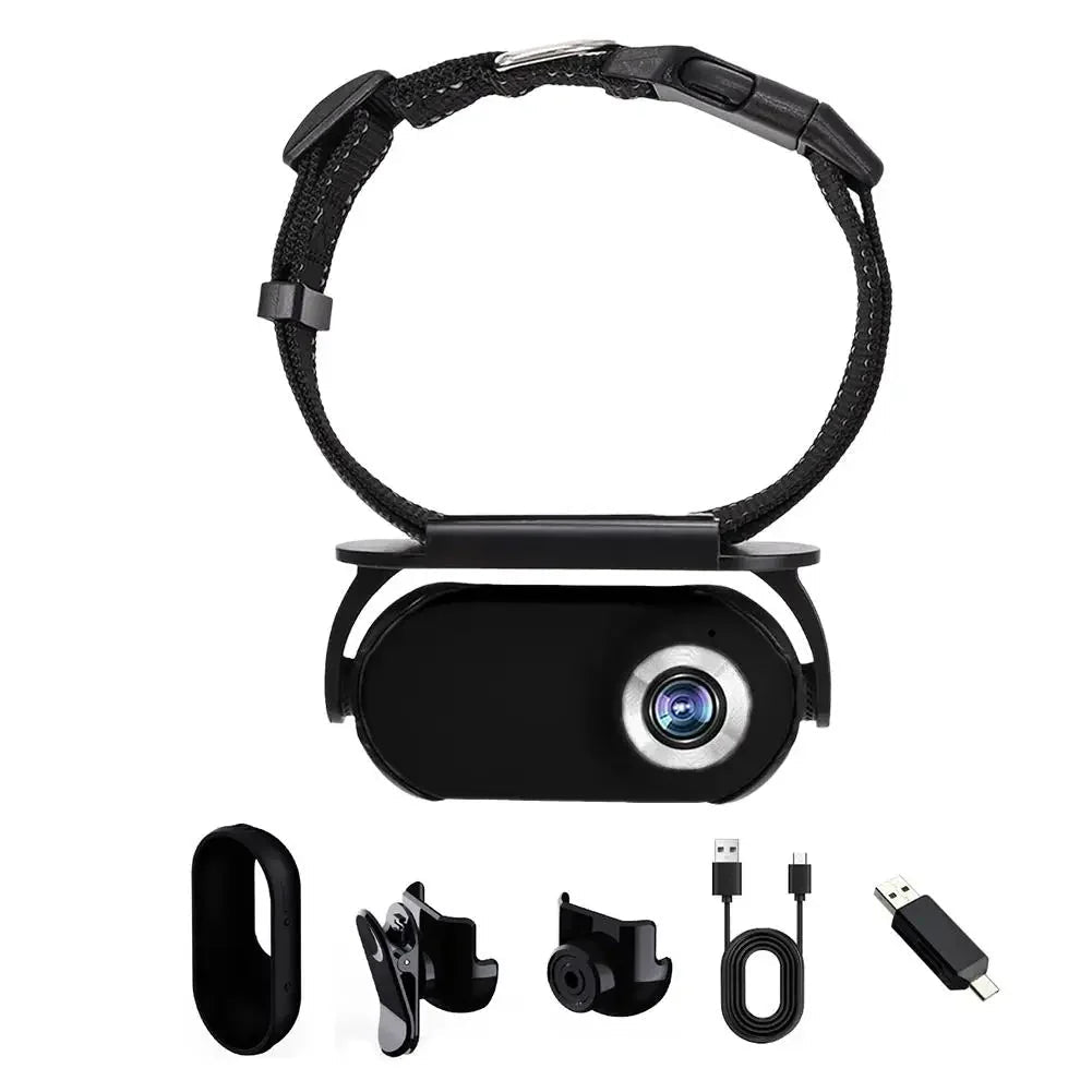 Mini Collar Camera with Video &amp; Wide Angle Lens - Pawtique