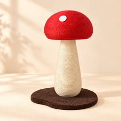 Pawtique mushroom cat scratcher hero