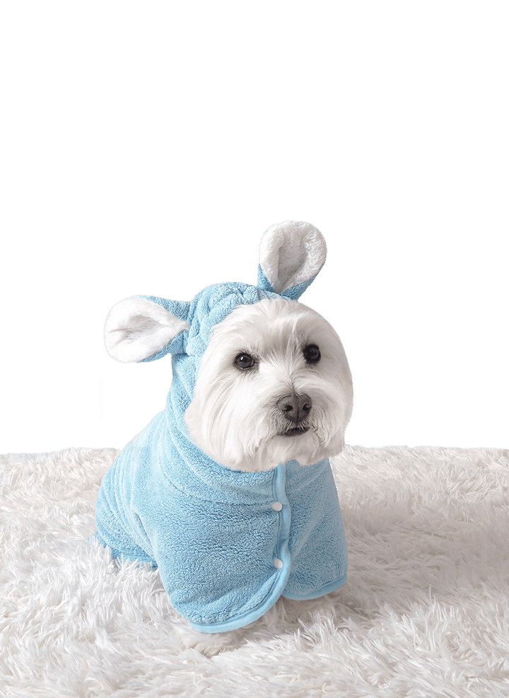 New Quick - Drying Absorbent Pet Bathrobe Towel - Pawtique