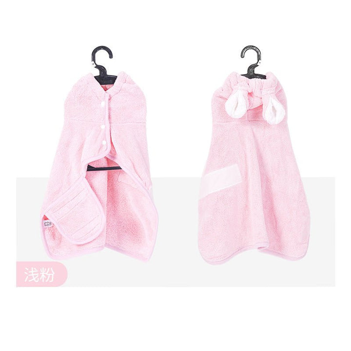 New Quick - Drying Absorbent Pet Bathrobe Towel - Pawtique